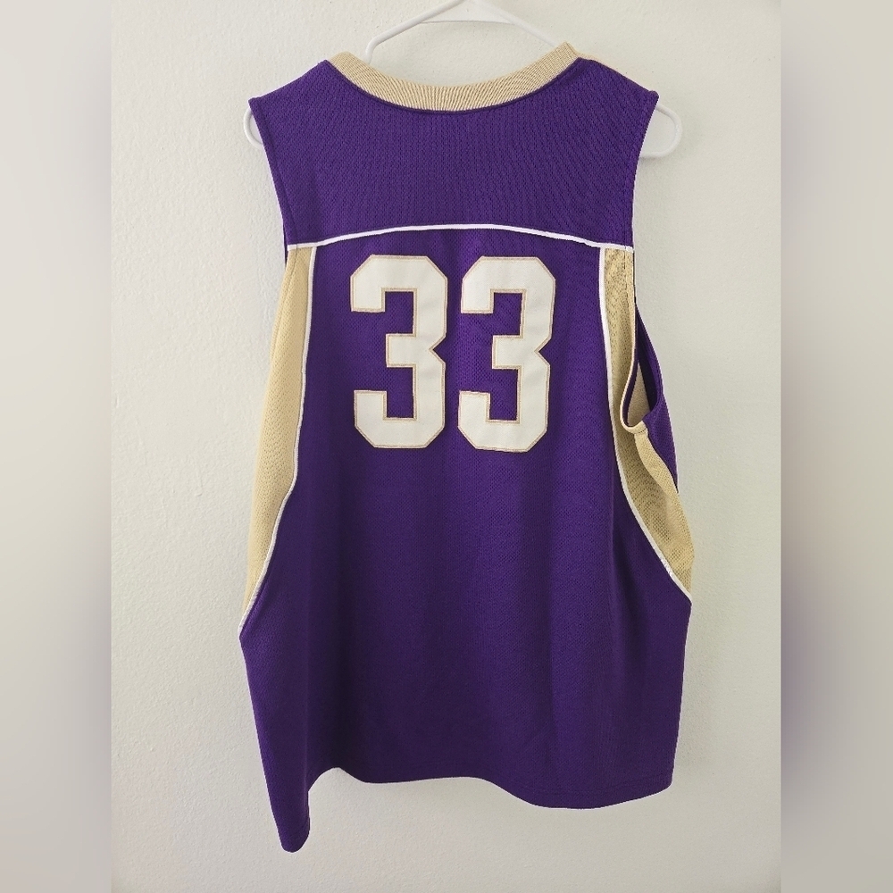 Nike Huskies #33 Basketball Jersey Sewn Purple Athletic Team Mens Large L NCAA - Picture 2 of 7
